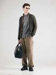 Kronstadt Strickjacke 'Erik' khaki