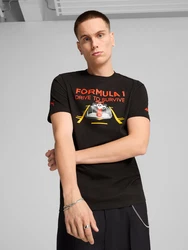 PUMA Shirt 'F1 DTS' gelb/rot/schwarz