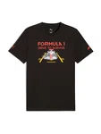 PUMA Shirt 'F1 DTS' gelb/rot/schwarz