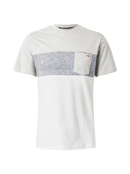 INDICODE T-Shirt 'Consin' grau/graumeliert/offwhite
