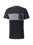 INDICODE T-Shirt 'Consin' grau/graumeliert/schwarz