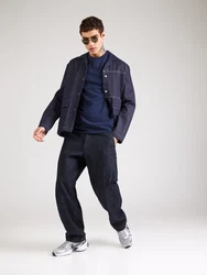 GAP T-Shirt 'EVERYDAY' navy/offwhite