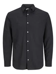 Jack & Jones Plus Hemd 'JJEBREEZE' schwarz