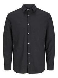 Jack & Jones Plus Hemd 'JJEBREEZE' schwarz