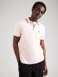 BOSS Poloshirt 'Paddy' pastellpink/schwarz