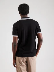 BOSS Poloshirt 'Paddy' beige/anthrazit/weiß