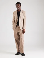 BOSS Poloshirt 'Paddy' beige/anthrazit/weiß