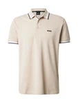 BOSS Poloshirt 'Paddy' beige/schwarz