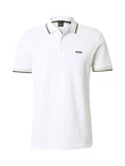 BOSS Poloshirt 'Paddy' hellbeige/navy/weiß
