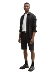 TOM TAILOR DENIM Shorts schwarz