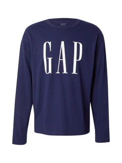 GAP Shirt marineblau / weiß