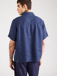 GAP Hemd dunkelblau/khaki/altrosa/weiß