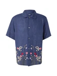 GAP Hemd dunkelblau/khaki/altrosa/weiß