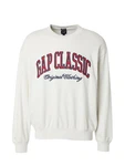 GAP Sweatshirt 'CLASSIC' elfenbein/dunkelblau/feuerrot