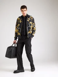 Versace Jeans Couture Sweatjacke gelb/schwarz/weiß