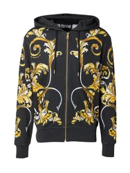 Versace Jeans Couture Sweatjacke gelb/schwarz/weiß