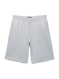 Shorts graumeliert