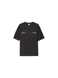 T-Shirt dunkelpink / schwarz / wei