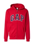GAP Sweatjacke 'HERITAGE' navy / rot / weiß