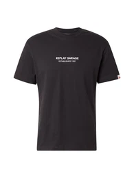 T-Shirt mint / schwarz / wei
