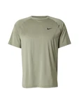 NIKE Funktionsshirt 'Ready' khaki/schwarz
