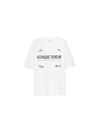 T-Shirt blau / wei