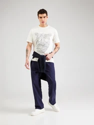 KnowledgeCotton Apparel T-Shirt beige/schwarz