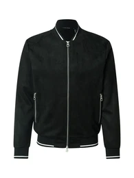 Sweatjacke schwarz / wei