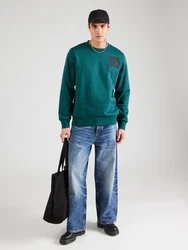 THE NORTH FACE Sweatshirt 'FINE' smaragd / schwarz
