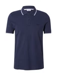 JOOP! Jeans Poloshirt 'Agnello' dunkelblau/weiß