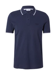 Poloshirt 'Agnello' dunkelblau / wei