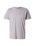 Superdry Rundhalsshirt Classic Essential Pocket Tee Grau/Beige/Hellgrau