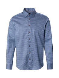 Hemd royalblau / pastellblau / dunkelblau / cappuccino