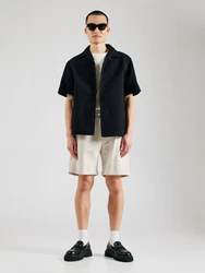 JACK & JONES Shorts beige/schwarz