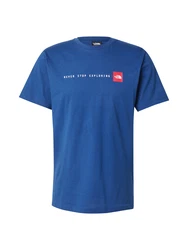 The North Face Mens Short Sleeve Never Stop Exploring Tee blau/rot/weiß