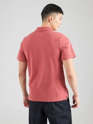 s.Oliver Poloshirt mit Waffelstruktur und Logo-Patch pastellrot