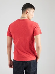 REPLAY T-Shirt rotmeliert/weiß