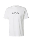 REPLAY T-Shirt schwarz/weiß