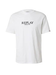 REPLAY T-Shirt schwarz/weiß