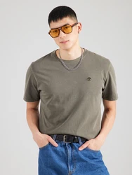 Timberland T-Shirt DUNSTAN Garment Dye Short Sleeve dunkelgrün