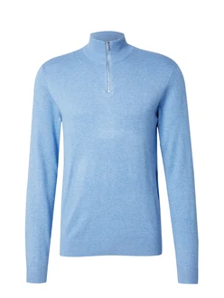 LINDBERGH Strickpullover (1-tlg) hellblau LINDBERGH Strickpullover (1-tlg) hellblau