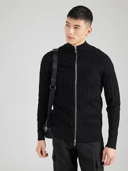 DRYKORN Strickjacke 'ANTONIO' schwarz