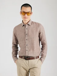 Michael Kors Hemd braunmeliert
