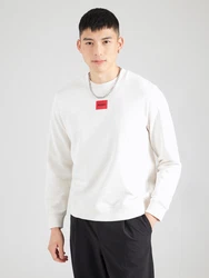 HUGO Sweatshirt Diragol212 Rundhals rot/schwarz/weiß