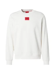 HUGO Sweatshirt Diragol212 Rundhals rot/schwarz/weiß