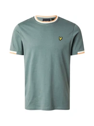T-Shirt grn / orange / wei