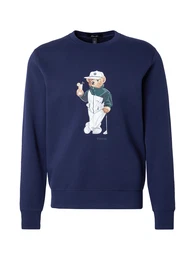 Sweatshirt sand / navy / grn / wei