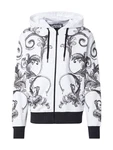 Versace Jeans Couture Sweatjacke graphit/schwarz/weiß