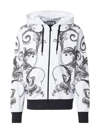 Sweatjacke graphit / schwarz / wei