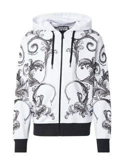 Versace Jeans Couture Sweatjacke graphit/schwarz/weiß